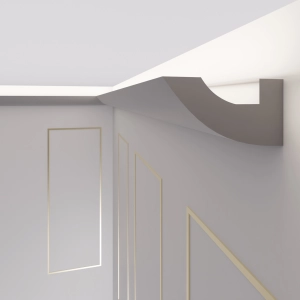 12 Meter LED Zierleiste Dekor Stuckleiste für indirekte Beleuchtung OL-11 95x50